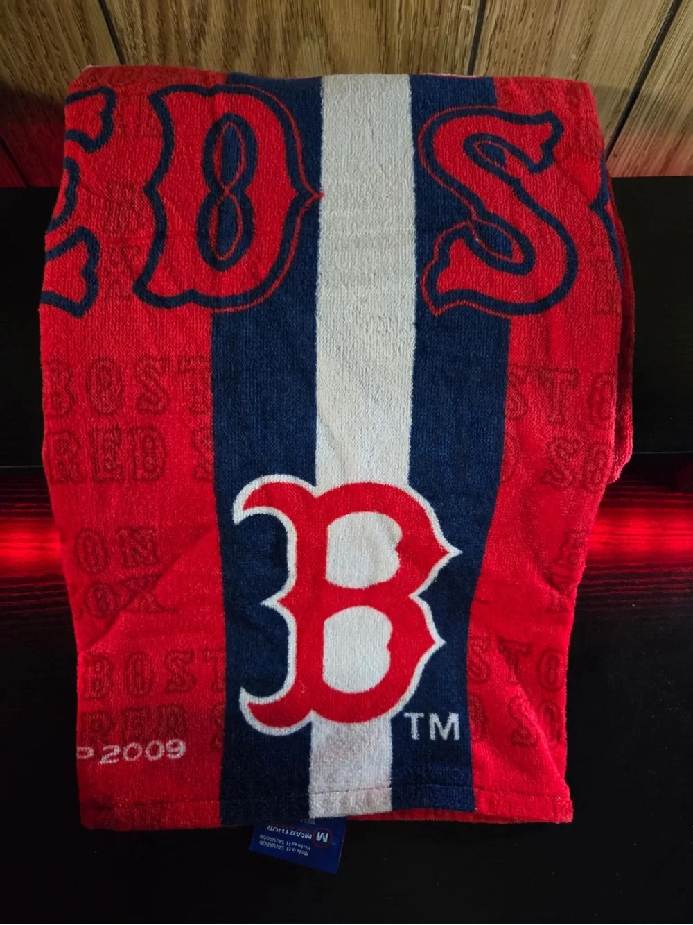 NWT Boston Red Sox MLB Beach Towel 30x60 Cotton 2009 McArthur Sports